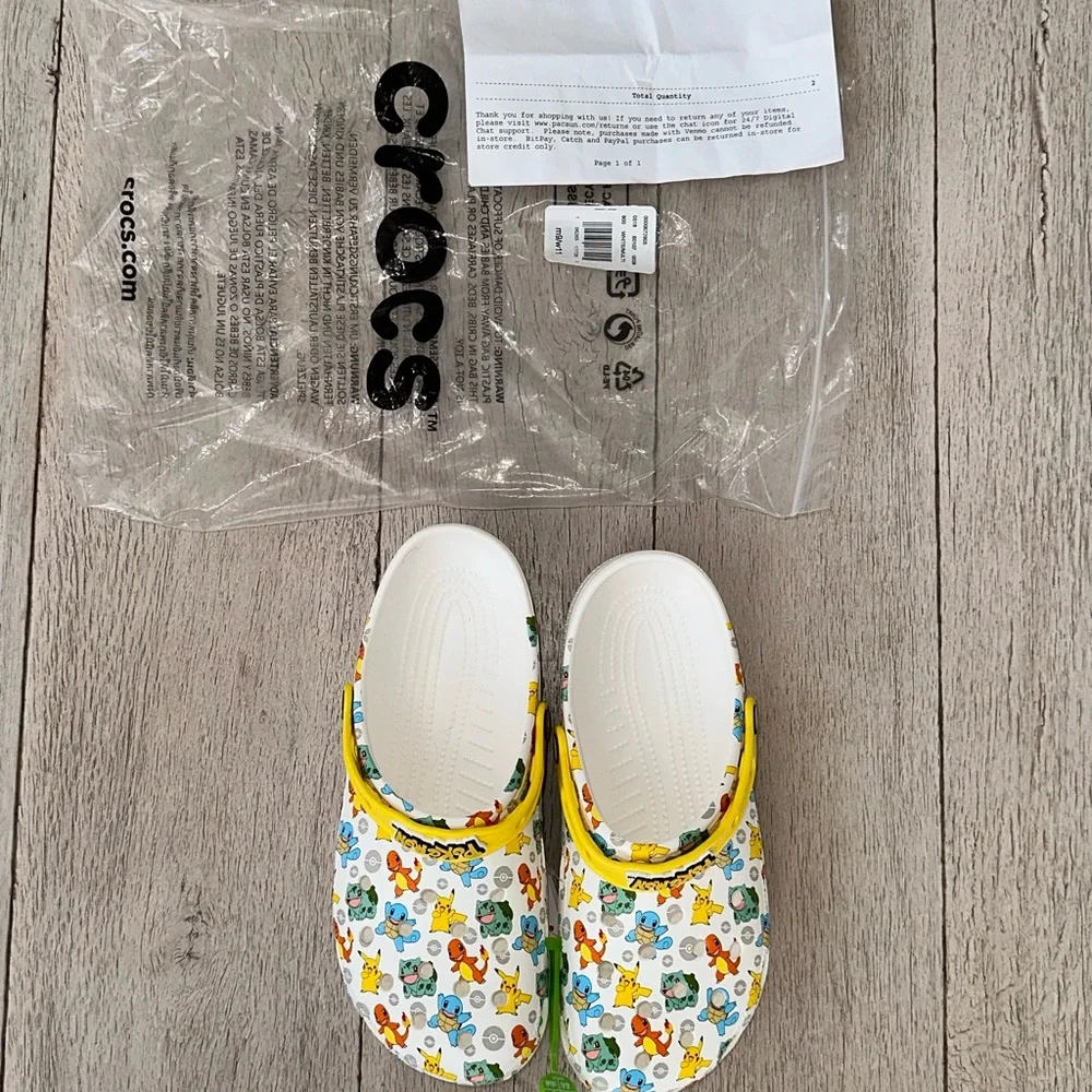 Men’s Pokémon Crocs size 9